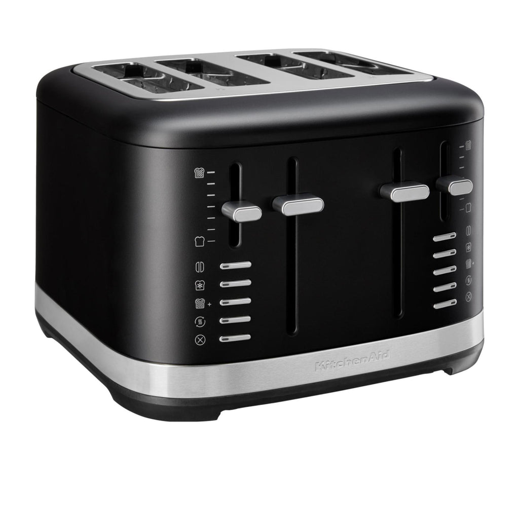 KITCHENAID 4 SLICE TOASTER BLACK MATTE NEW