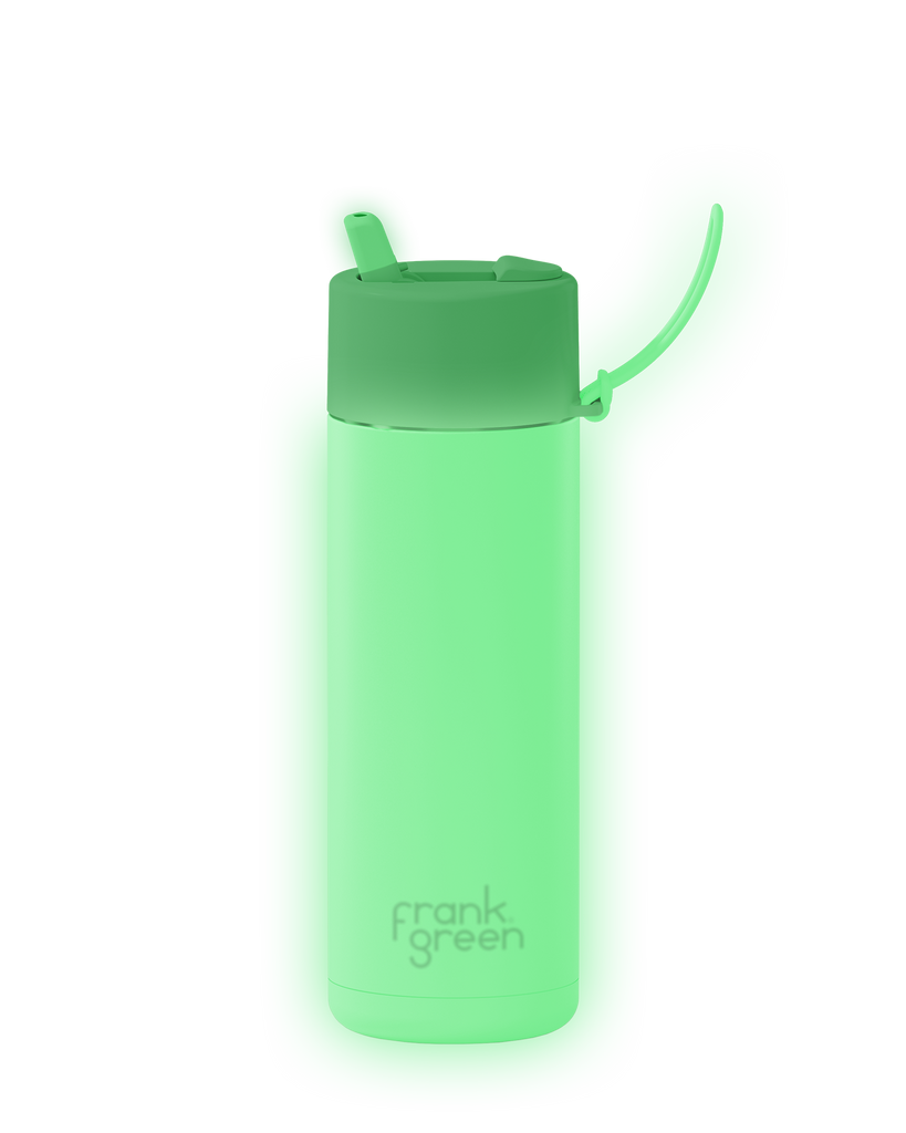 FRANK GREEN 20OZ CERAMIC STRAW SOLAR GLOW