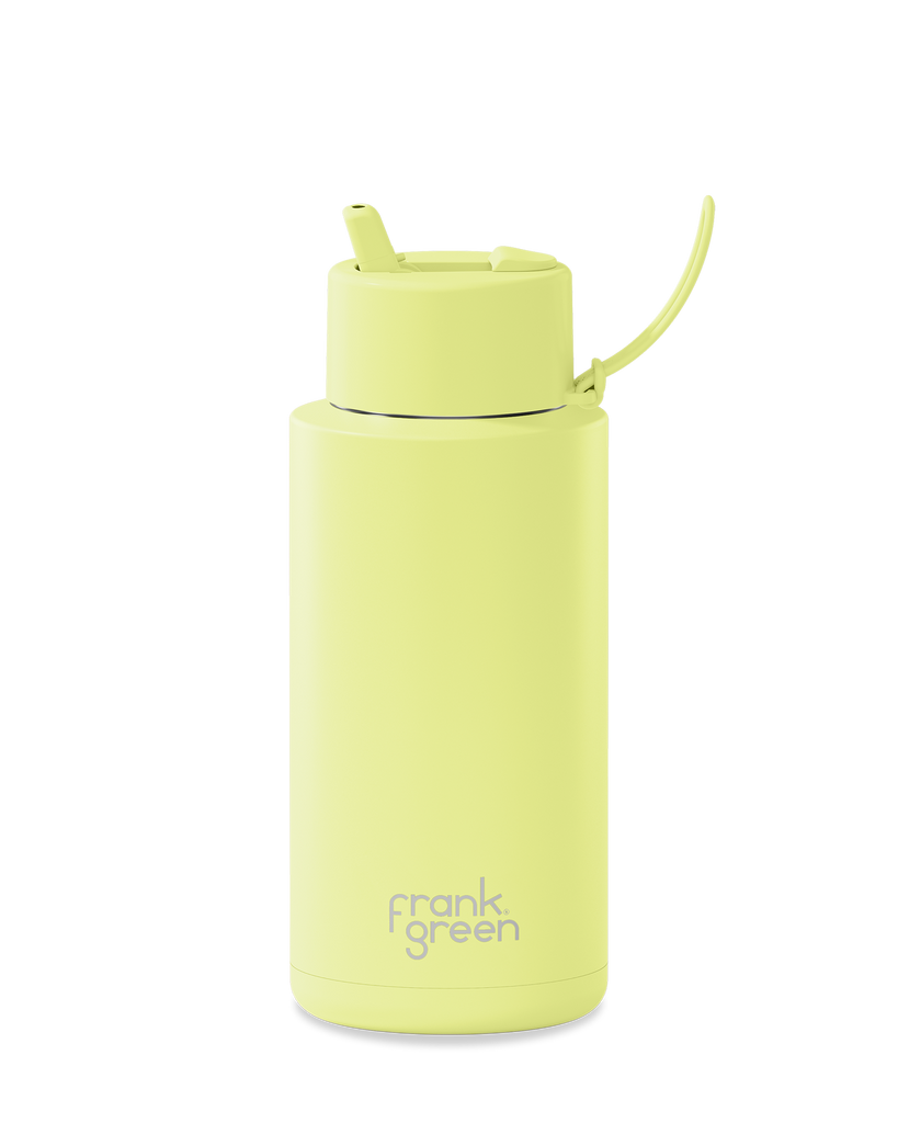 FRANK GREEN CERAMIC 34OZ STRAW SOLAR GLOW