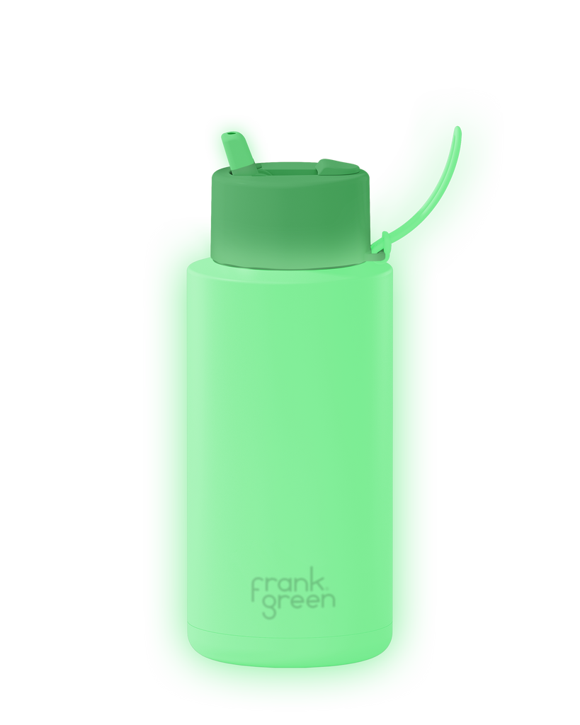 FRANK GREEN CERAMIC 34OZ STRAW SOLAR GLOW